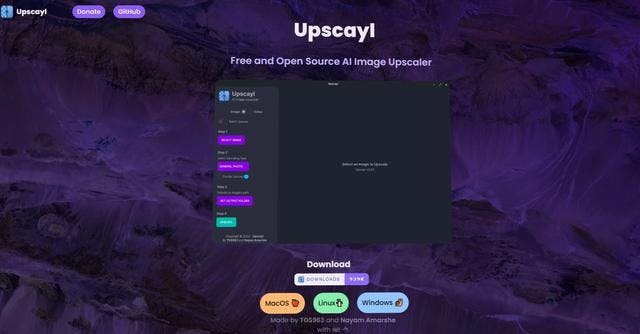 Upscayl | Upscale images with a free