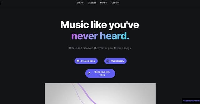 Musicfy | Create AI covers of your favorite songs in seconds