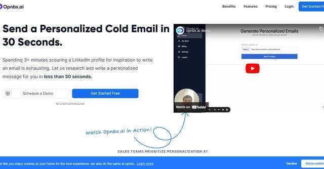 Opnbx.ai | Revolutionize sales outreach with personalized AI-crafted emails