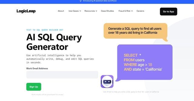 LogicLoop AI SQL | AI-powered SQL query generation