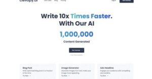 ClevopyAI | Accelerate content creation with an AI-powered marketing copy generator