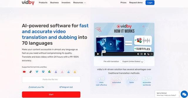 Vidby | AI-powered video translation and voice-over