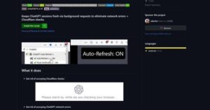 ChatGPT Auto Refresh | Auto-refresh ChatGPT sessions to avoid network errors and Cloudflare checks