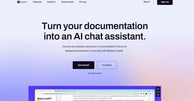 Sttabot CSAT | Real-time AI assistant for your documentation