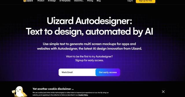 UIzard | Auto-designer for App and Website UI using AI