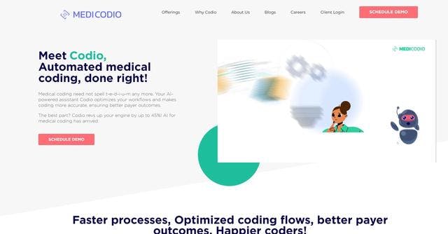 MediCodio | Increase the Efficiency of your Medical Coding by Automating Workflows