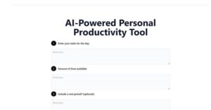 ProductiveGPT | Your AI-Powered Personal Productivity Tool