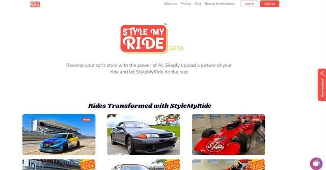 StyleMyRide.AI | Revamp your car's style with the power of AI