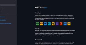 GPT Lab | Chat or build GPT-based chatbots on an all-in-one platform.