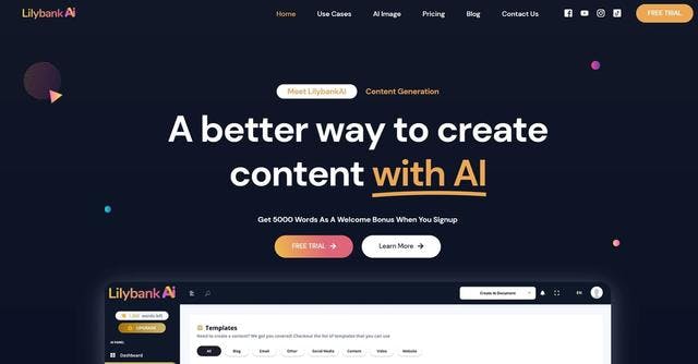 Lilybank AI - A better way to create content with AI - AI Tool Reviews ...