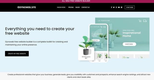 Dynoweb.Site | Professional Websites Made Easy - No Coding Required