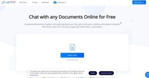 LightPDF AI | LightPDF Helps You Summarize and Analyze Docs Faster