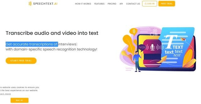 SpeechText.AI | Automatically transcribe audio and video files into text with human accuracy.
