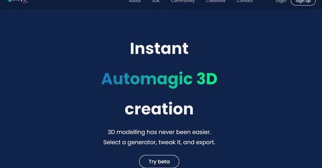 Sloyd | Instant Automagic 3D creation