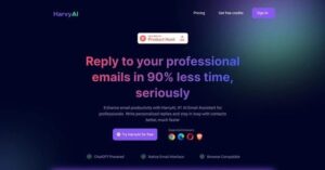 HarvyAI | Automated email response writing.