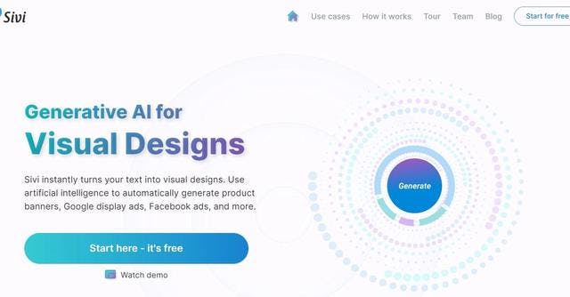 Sivi | A tool to turn your text into full visual designs.