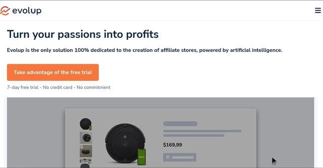 Evolup | Create and manage amazon affiliate stores.