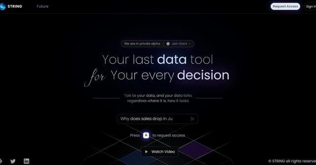 Ask String | Your last data tool for your every decision.