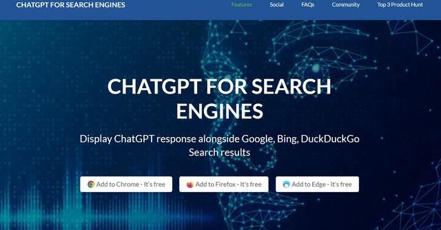 ChatGPT For Search Engines | Display ChatGPT response alongside Google