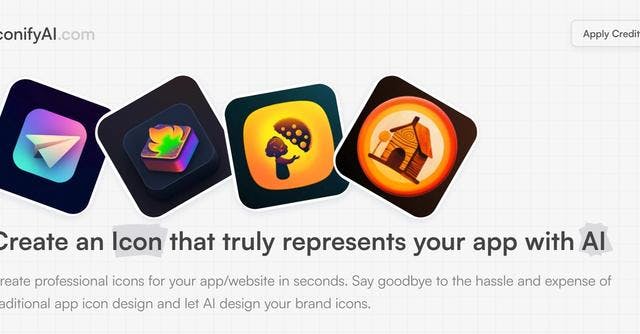 Iconify AI | Create professional icons for your app/website in seconds