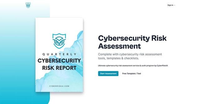 CyberRiskAI | Complete with cybersecurity risk assessment tools