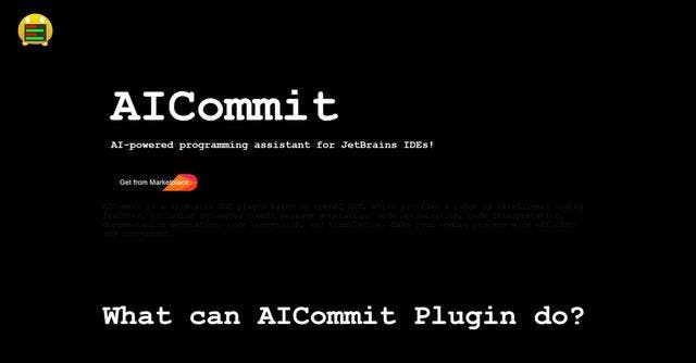 AICommit | AI-powered programming assistant for JetBrains IDEs!