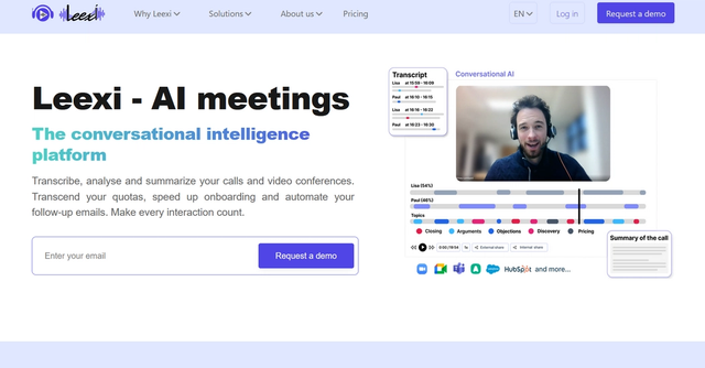 Leexi | conversational intelligence solution platform