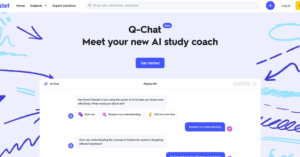 Q-Chat | Q-Chat is Quizlet's AI used to help make learning fun and easy with more than just flashcards.