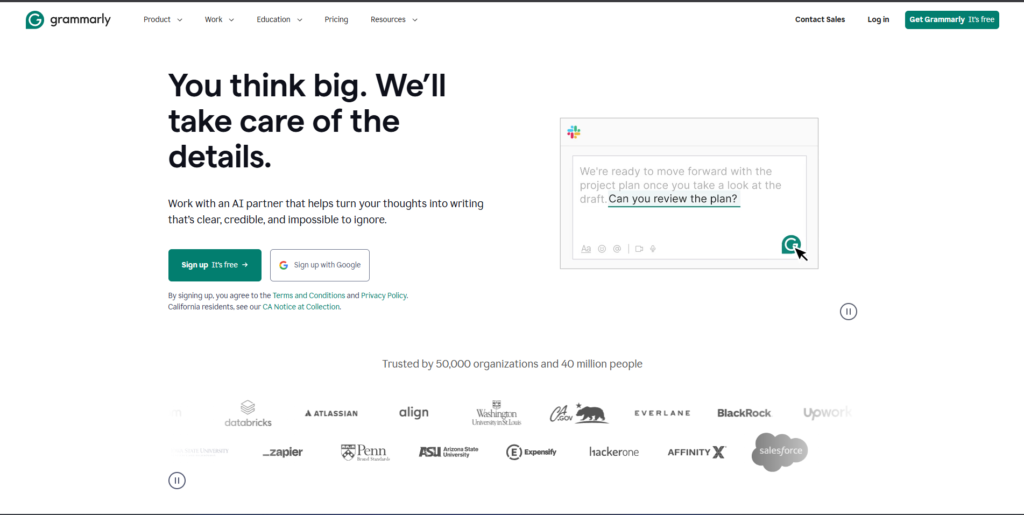 Grammarly: The AI Writing Assistant and Editor